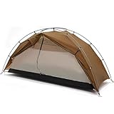 3F UL GEAR Taiji Ultraleichtes Zelt für 1-3 Personen, 1,45/1,5 kg, wasserdichtes Rucksackzelt mit 5000 mm Regenschutz, windbeständig bis zu 7 Personen, schnelle Einrichtung für Stürme