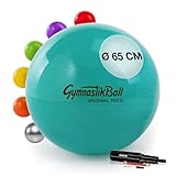 PEZZI Original Pezziball Standard 65 cm m. Pumpe Kombi Gymnastikball grün