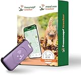 Fressnapf GPS Tracker Lila für Katzen - 2. Generation - Ohne ABO - Ortung ohne Entfernungsbegrenzung - Aktivitätserkennung & Gesundheitsfunktion - Katzenfreundliches Design