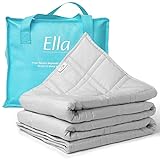 Ella Gewichtsdecke 135x200 9kg - Anti Stress Therapiedecke - Schwere Decke aus 100% Oeko-Tex - Bettdecke für tiefen Schlaf und bessere Erholung – Weighted Blanket - Für Männer & Frauen von 75-110kg