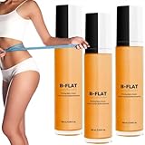 B-FLAT Belly Firming Cream Hautstraffende und straffende Creme für den Körper 100ml Hautstraffende Creme Feuchtigkeitsspendende & straffende Dehnungsstreifencreme & Bauchlotion (3PC)