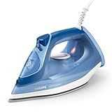 Philips Dampfbügeleisen 3000 Series DST3031/20-2.400W, konstante Dampfleistung von 40 g/Min., 180g Dampfstoß, Keramikbügelsohle, Vertikaldampf, blau