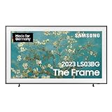Samsung QLED 4K The Frame 50 Zoll Fernseher (GQ50LS03BGUXZG, Deutsches Modell), mattes Display, austauschbare Rahmen, Art Mode, Smart TV [2023]