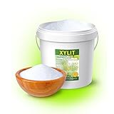 5kg Premium Xylit Birkenzucker | 5kg Eimer Vorteilspack | 40% weniger Kalorien | zahnfreundlich & vegan | süßt 1:1 wie Zucker