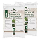 HaGaFe Bio Rasenkalk & Gartenkalk Kalk, Gewicht: 30 Kg Für 600 M²