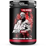 RAGE MODE Pre Booster Pre Workout 2024 USA Matrix Pre Workout Booster mit Citrullin, Taurin & Koffein - Trainingsbooster - fitness