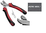 Klemmhülsenzange Crimping Pliers ca. 15,3cm + gratis Petri Heil! Aufkleber