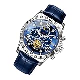 Mechanische Uhr, automatische Uhr, Stilvolle Arbeits Uhren, Multifunktionale mechanische Uhr, wasserdichte Modezubehör für Outdoor -Aktivitäten