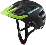 Cratoni Unisex – Erwachsene Maxster Fahrradhelm, Schwarz/Lime Matt, S