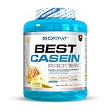 Casein Proteinpulver - Best Casein Protein - Perfektes langsam absorbierendes (2.27 kg, Vanille Karamell)
