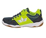 Lico Sport VS Unisex Kinder Hallenturnschuh, Anthrazit/ Lemon, 38 EU