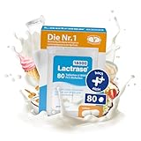 pro natura Lactrase 18000 – 80 Lactase Tabletten bei Lactose-Intoleranz, für den unbeschwerten Genuss von Milch und Milchprodukten