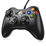 Lunriwis Xbox 360 Controller, Xbox 360 Gamepad,PC Controller Gaming Joystick mit USB Kabel für Microsoft Xbox 360 und PC (Windows 7/8/10/XP)