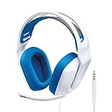 Logitech G335 Kabelgebundenes Gaming-Headset, Flip-to-Mute-Mikrofon, 3,5 mm Audioanschluss, Memory-Schaum-Ohrpolster, Leicht, Kompatibel mit PC, PlayStation, Xbox, Nintendo Switch - Weiß