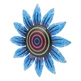 Mobestech Blumen Wanddekor Handgefertigte Wandkunst für Innen und Außen Stilvolle Gartendekoration für Wohnzimmer Schlafzimmer und Büro Perfektes