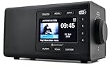 Soundmaster DAB900 Digitalradio mit DAB+ & UKW/FM, Bluetooth & Wecker, Farbe:schwarz