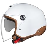 Nexx Y.10 Sunny Jetmhelm (White,M (57/58)), Weiß