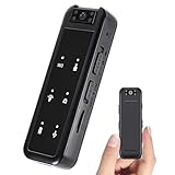 1080P Kleine Kamera,128GB Mini überwachung Kamera mit Audio und Video Aufzeichnung,Körperkamera mit Nachtsicht Body Cam für Reisen und Outdoor-Aktivitäten