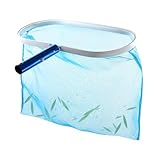 Pool Kescher,Skimmer Pool Kescher,Teichkescher Feinmaschig Algen,Schwerlast Laub Käscher Mit Aluminiumrahmen,Poolkescher Feinmaschig,Teichkescher Für Algen,ür Schwimmbad Teiche Blätter Reinigen