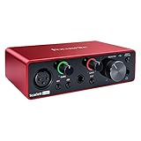 Focusrite Scarlett Solo 3. Gen USB-Audio-Interface-Bundle für Gitarristen, Sänger oder Produzenten. Klang in Studioqualität und sämtliche Software, die du für Aufnahmen und Kompositionen benötigst