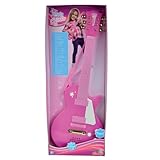 Simba 106830693 - My Music World Girls Rockgitarre, Metallsaiten, Gurt, 56cm, ab 4 Jahre, Rose