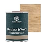 Lignocolor Teaköl | Holzöl für Gartenmöbel und Holz im Außenbereich | Holzschutz (1 L, Farblos)