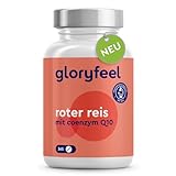 Roter Reis - 365 Tabletten - mit 2,9 mg Monacolinen aus Rotschimmelreis und 30 mg Coenzym Q10 - fermentierter roter Reis mit Monacolin K - 100% vegan