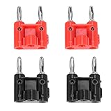 Mocturnity 4 StÜCke Schrauben Typ Doppel Bananen Stecker Lautsprecher AnschlÜSse 436 + Type