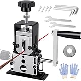 Manuelle Abisolierzange, 0,04–2,4 cm, manueller Schäler-Bohrer, Handkurbel-Abisolierwerkzeug, industrielle Abisoliermaschine für 1–25 mm Schrottdraht für Haushaltskabel