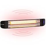 Klarstein Heizstrahler, Elektrische Terrasse & Garten, Infrarotstrahler mit WiFi App-Steuerung, Timer, LED-Anzeige, IP65 Infrarot , CO2-Freie, Energieeffiziente Heizung, 2400W