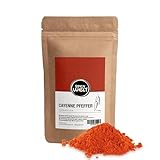 Spicy Welt Cayennepfeffer Gemahlen (250g) – Cayenne Pfeffer Pulver für Chili Con Carne, Saucen & Dips | Scharf, Intensiv & Wärmend | 100% Naturrein, Ohne Zusätze
