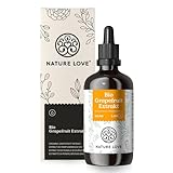 NATURE LOVE® Bio Grapefruitextrakt - 1200mg Bioflavonoide / 100ml - Laborgeprüft und Bio zertifiziert - Grapefruit Extrakt aus Kern und Schale - Hochdosiert, vegan und in Deutschland produziert