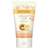 Burt's Bees Peeling Tiefe Porenreinigung, mit Pfirsich und Weidenrinde, Gesichtspeeling, 110 g