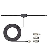 Bingfu FM Radio Antenna Dipole Antenna FM Antenna for Stereo Receiver Indoor Pioneer Onkyo Yamaha Marantz Bose Wave Music System FM Radio Home Stereo Receiver AV Audio Vedio Home Theater Receiver