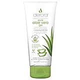 Derora Aloe Vera Gel| Enthält 100% reine und natürliche bioaktive AloeInhaltsstoffe zur Heilung, Beruhigung und Hydratisierung von Haut, Gesicht| Tierversuchsfrei & Vegan, 200 ml (1er Pack)