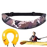 Eventerde Schwimmgürtel Für Erwachsene | mit integrierter Bauchtasche | Verstellbares Reflektierendes Werkzeug Mit Signalpfeife Für Männer Frauen, Wassersport Angeln Kajakfahren Paddelboarding