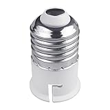 NVOQILIN Lampenfassung E27 auf B22 Adapter Konverter Lampenfassung Adapter Glühbirne Sockel Adapter Einfach zu bedienen