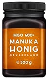 MELPURA Manuka Honig MGO 400+ 500g aus Neuseeland mit zertifiziertem, natürlichem Methylglyoxal-Gehalt – Laborgeprüft, verifizierte Herkunft, fairer Handel direkt vom Erzeuger