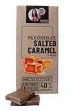 NO SUGAR SUGAR Schokolade Salted Caramel 125g ohne Zuckerzusatz gesüßt mit Erythrit und Stevia - in Zusammenarbeit mit Anja Giersberg