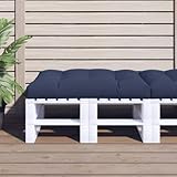 Homgoday Palettenkissen Palettenauflage Sitzkissen Palettensofa Palettenkissen Palettenpolster Gartenkissen Palettenmöbel Gartenmöbel Marineblau 120x80x12 cm Stoff