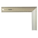 Stanley Schreinerwinkel (gerippter Aluminiumgriff, Edelstahlblatt, 45° Winkel) 1-45-687, 200 x 400 mm