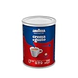 Lavazza, Crema e Gusto Classico, Gemahlener Kaffee, für Mokka-Kanne oder Filterkaffee, Runder & Einladender Geschmack, Intensität 7/10, Würzige Aromanoten, Arabica & Robusta, Dunkle Röstung, 250 g