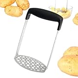 Kartoffelpüree - Kartoffelzerkleinerer, Kartoffelstampfer, Küchenwerkzeug | Kartoffelpresse Gadget für Püreesaft, Kartoffelstampfer aus Edelstahl für Süßkartoffeln, , Kartoffeln 4
