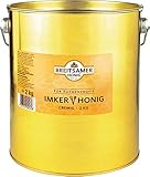 Breitsamer Imkerhonig Blütenhonig cremig 2 kg Eimer für Küchenprofis Aromatischer Honig ideal für Großverbraucher Hotels Gastronomie (1 x 2000g)