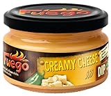 Fuego - Creamy Cheese Dip | Cremig, käsige Dip-Sauce | für Tortilla-Chips | Ohne Geschmacksverstärker, ohne Farbstoffe | 200 ml