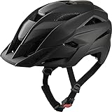 ALPINA KAMLOOP - Individuell Anpassbarer, Leichter & Sicherer Fullface Fahrradhelm mit Kinnbügel, für Erwachsene, Black matt, S (51-55 cm)