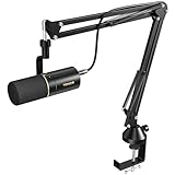 TONOR USB/XLR Mikrofon PC Dynamisch mit Mikrofonarm, Gesangsmikrofon Micophone Gaming Microfono PS4 PS5 Vocal Mic mit Mikrofonständer Mute Button für Podcast Studio Brodcast Streaming Aufnahme TD510+