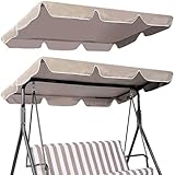 Ersatzbezug für Hollywoodschaukel – wasserdicht, passend für 2–3-Sitzer Outdoor-Möbel