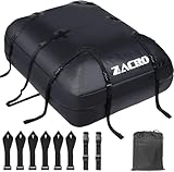 Zacro 425L Dachbox Auto Dachtasche Dachkoffer, Dachgepäckträger wasserdichte Dachtasche für alle Autos mit/ohne Gepäckträger, Dachtasche, Aufbewahrungsbox für Gepäcktransport
