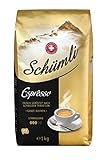 Schümli Espresso Ganze Kaffeebohnen 1kg - Stärkegrad 3/5 - UTZ-zertifiziert , 1kg (1er Pack) medium roast